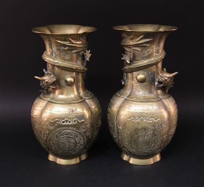 Paar Vasen, - Summer auction Antiques