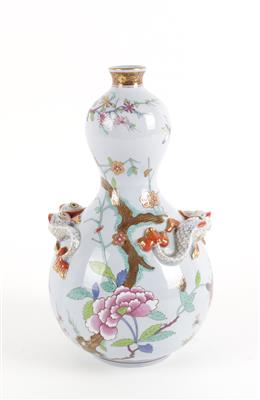 Vase in Form einer Kalebasse, - Letní aukce Starožitnosti