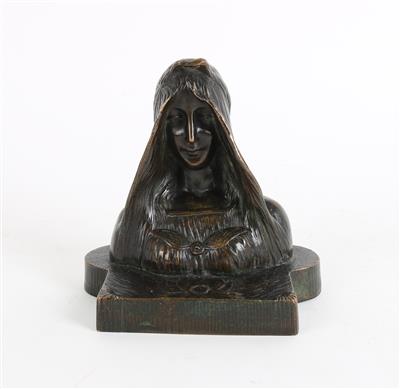 Büste einer jungen Dame, - Summer auction Antiques