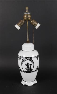 Tischlampe, Fa. Rosenthal, Selb um 1920, - Summer auction Antiques
