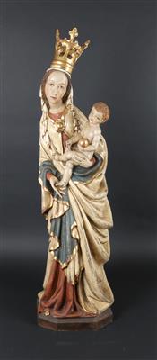 Große Madonna mit Kind, - Antiquariato