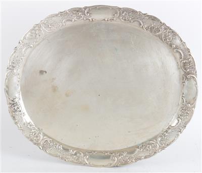 Silber Tablett, - Antiques