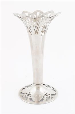 Deutsche Silber Vase, - Antiquitäten