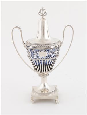 Französischer Silber Gewürzaufsatz, - Antiquitäten