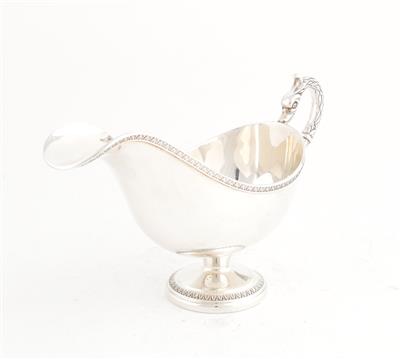 Italienische Silber Sauciere, - Antiques