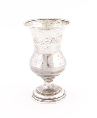 Wiener Silber Becher von 1852, - Antiquitäten