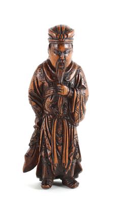 Netsuke des Kan'u, Japan, 19. Jh. - Antiquariato