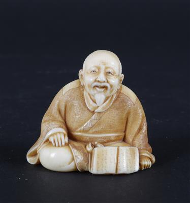 Netsuke eines Gelehrten, - Starožitnosti