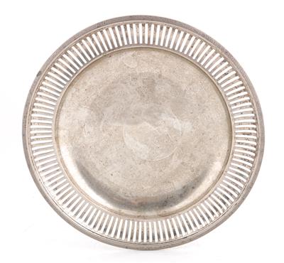 Wiener Silber Teller von 1833, - Antiquitäten