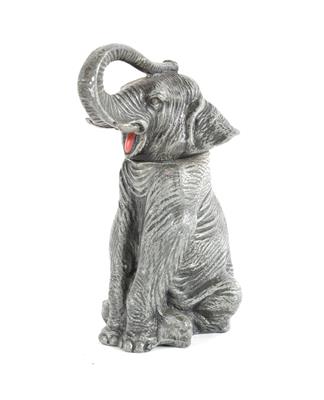 Feuerzeug in Form eines Elefanten, - Antiques