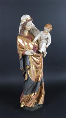 Madonna mit Kind, - Antiquariato