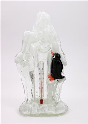 Jaroslav Brychta - Thermometer in Glasskulptur, - Antiquitäten