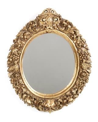 Ovaler Spiegelrahmen, - Antiquitäten