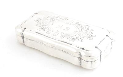 Wiener Silber Tabatiere von 1863, - Antiques