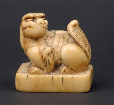 Netsuke eines shishi, Japan, 18. Jh. - Antiquariato