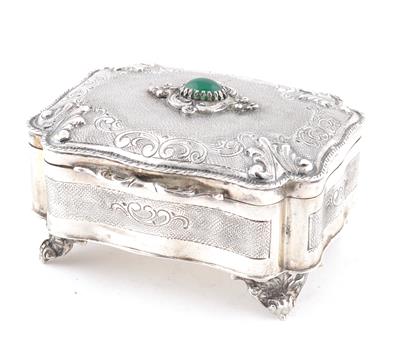 Italienische Silber Schmuckschatulle, - Antiques