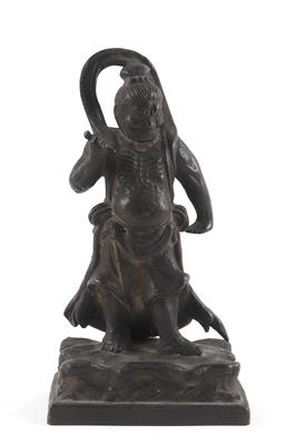 Bronzefigur eines Gottes, - Asiatika und islamische Kunst