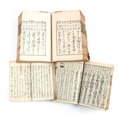Drei watoji-hon, Japan, 19. Jh., - Antiques
