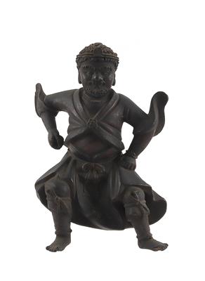 Sitzende Figur des Guandi, - Antiques