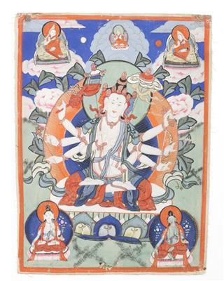 Thangka, - Starožitnosti