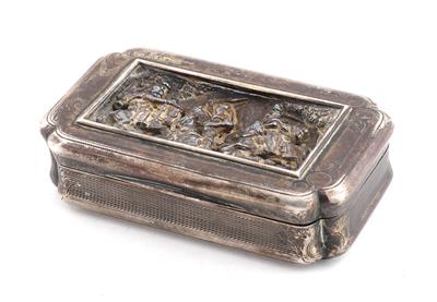 Wiener Silber Deckeldose von 1856, - Antiquariato