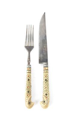Messer und Gabel, - Antiquitäten