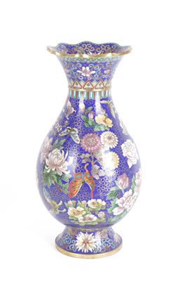 Cloisonné Vase, - Antiques