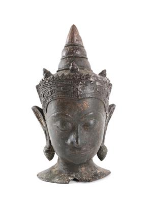 Kopf eines Buddha paré, - Antiquitäten