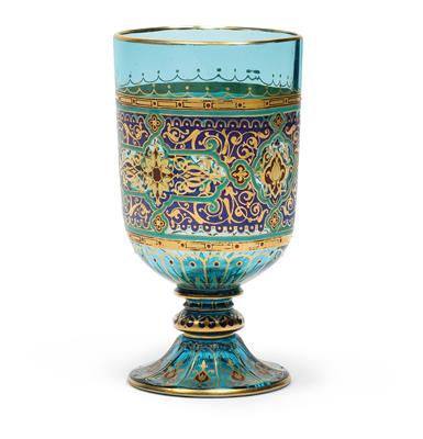 Lobmeyr-Pokal, - Antiques