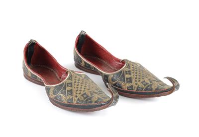 Paar osmanische Schuhe, - Antiquariato