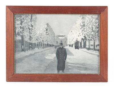 Kaiser Franz Joseph I. im Garten von Schloß Schönbrunn, - Summer auction Works of Art