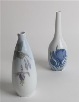 2 Vasen, - Summer auction Antiques