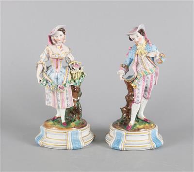 Dame und Herr, - Summer auction Antiques