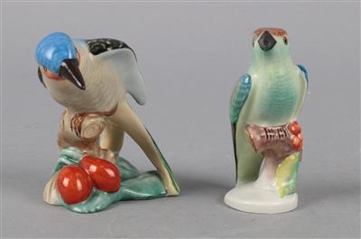 2 Vögel, - Summer auction Antiques
