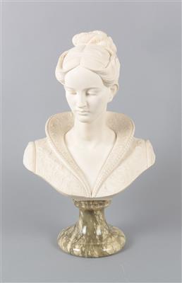 Büste einer jungen Dame, - Summer auction Antiques