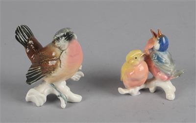 Vogelpaar, Vogel, - Summer auction Antiques