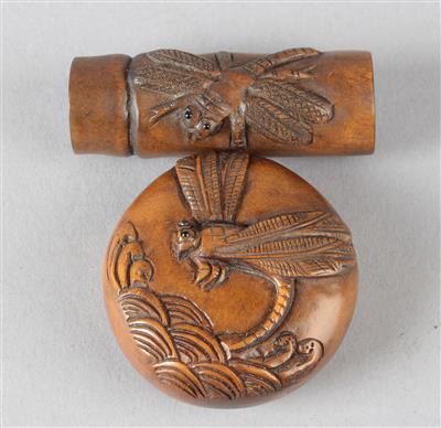 Zwei Netsuke, - Starožitnosti