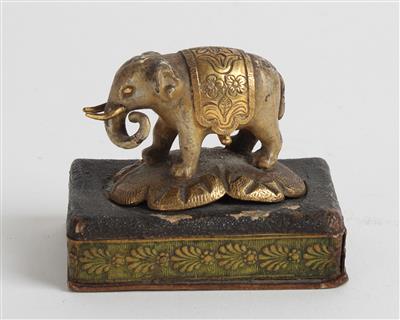 Kleiner Bronze Elefant, - Antiquariato