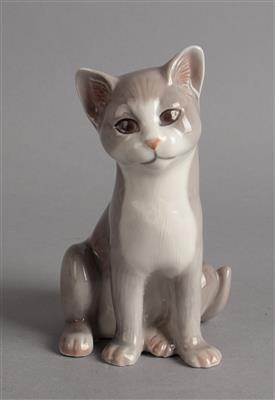 Sitzende Katze, - Antiquariato