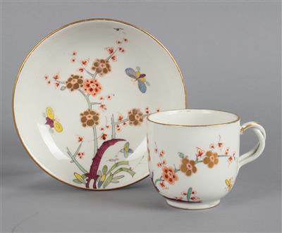 Tasse mit Untertasse, kaiserliche Manufaktur, Wien um 1770/80, - Vetro, porcellana e ceramica