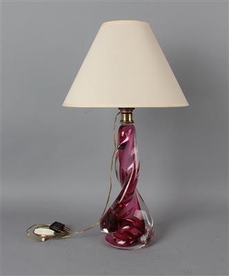 Val St. Lambert - Tischlampe - Szkło, porcelana i ceramika