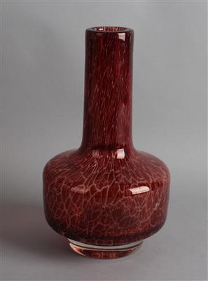 Vase, - Porzellan, Keramik und Glas