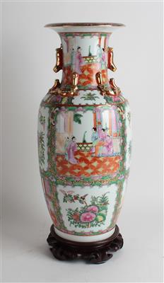 Famille rose Vase, - Starožitnosti