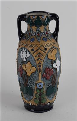 Jugendstil-Henkelvase, - Antiquitäten