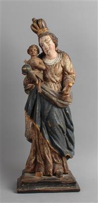 Madonna mit Kind, - Antiques