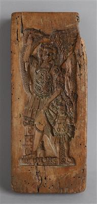 Lebzeltmodel mit Erzengel Raphael mit Tobias, - Antiquitäten