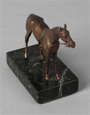 Wiener Bronze Pferd, - Antiquitäten