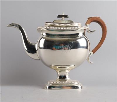 Old Sheffield Teekanne, - Antiquitäten