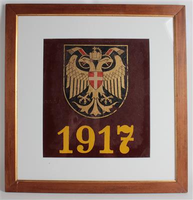 Wappen der Stadt Wien mit Jahreszahl 1917", - Works of Art