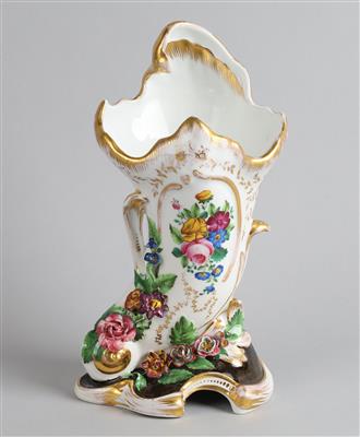 Füllhornvase, Lippert  &  Haas, Schlaggenwald 1843, - Works of Art